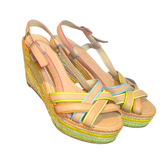 KATE SPADE Luxury Gorgeous Elegant Multicolor Platform Size 9.5 - Picture 11 of 16